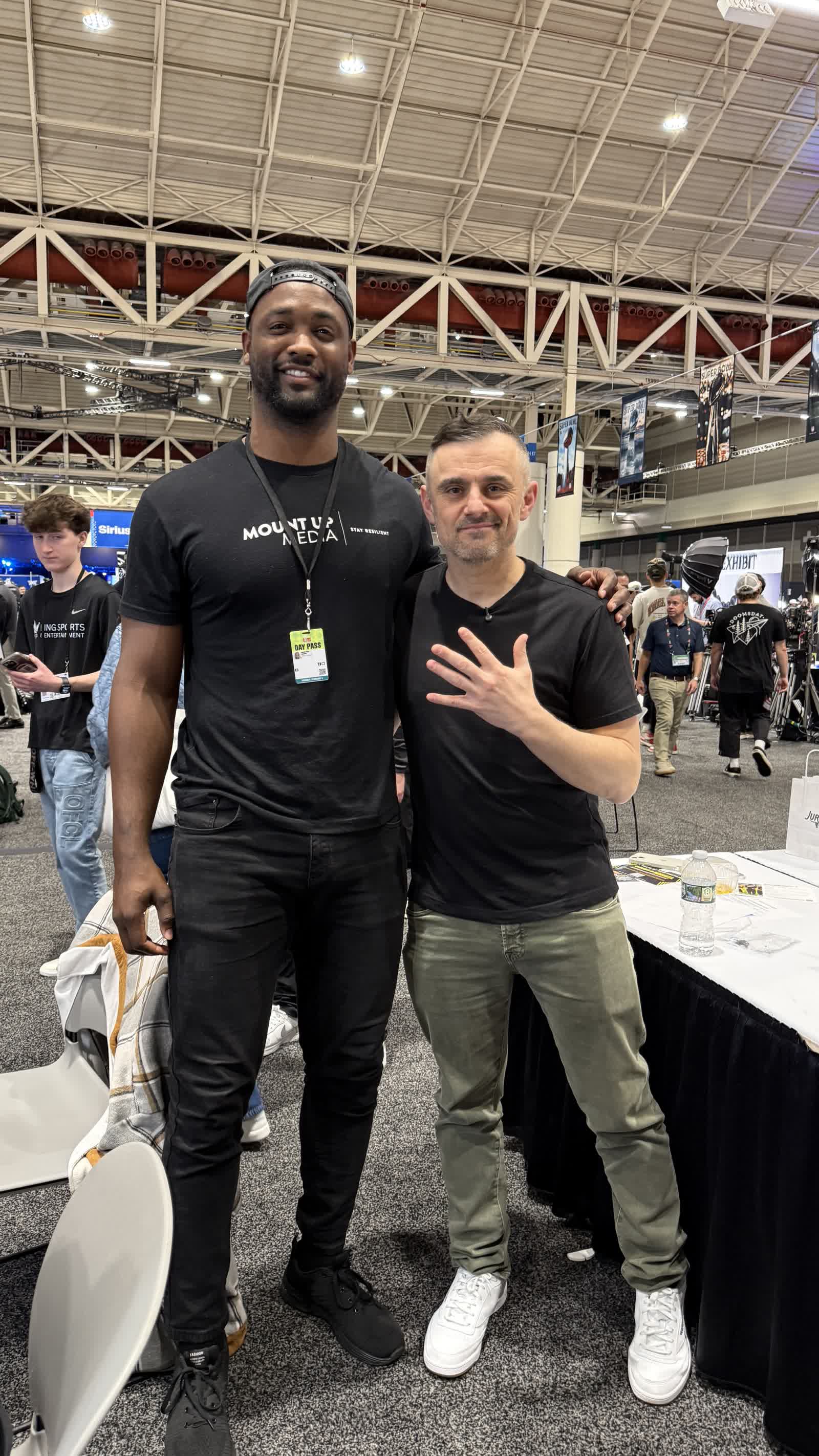 Dee Mount in the room with Gary Vaynerchuk